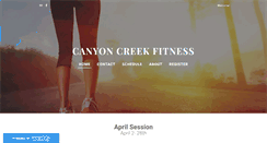 Desktop Screenshot of canyoncreekfitness.com